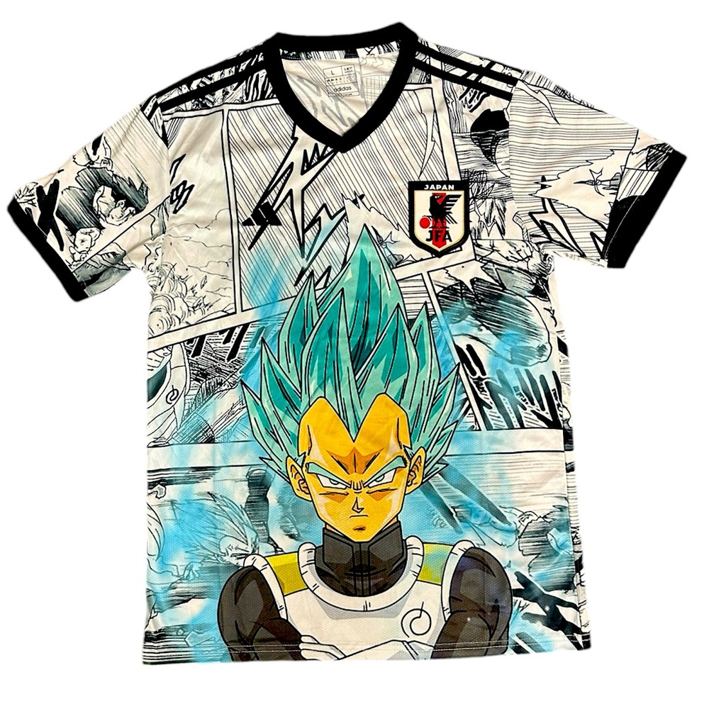 Japan x dragon ball z special kit. Vegeta soccer football jersey. New with tags